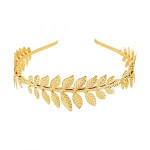 Serre-t&ecirc;te &agrave; feuilles dor&eacute;es pour femme | Style boh&egrave;me &eacute;l&eacute;gant &ndash; Diad&egrave;me avec feuilles dor&eacute;es &ndash; Pour petite amie, femme, fille, mari&eacute;e, mariage, &eacute;cole, spectacle, bal de fin d'ann&eacute;e, r&eacute;union de (ruixjz, neuf)