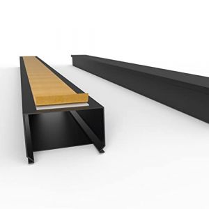 Goulotte autocollante Pro avec ruban adhésif en mousse - 10 m - 60 x 40 mm - 5 x 2 m - Noir (CILSON Official France, neuf)