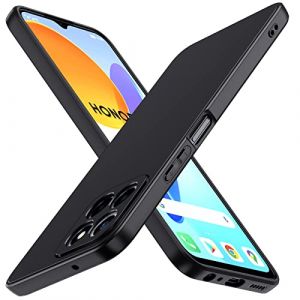 ivoler Noir Mat Coque pour Honor 70 Lite/Honor X8 5G / Honor X6 (Pas pour Honor X8 4G) avec Protection Cam&eacute;ra, Mince &Eacute;tui de Protection en Silicone Antichoc, Souple TPU Anti-Rayures Bumper Housse (AYRmall-AMFR, neuf)