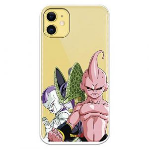 &Eacute;tui pour iPhone 11 officiel Dragon Ball Dragon Ball Z Villanos pour prot&eacute;ger votre mobile. Coque pour Apple en silicone souple avec licence officielle Dragon Ball (La Casa de Las Carcasas, neuf)