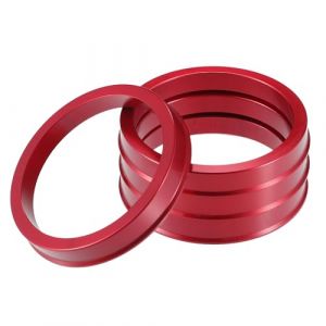 A ABSOPRO Bagues De Centrage De Moyeu De Voiture Od 70,1 mm vers Id 60,1 mm Bagues De Centrage De Moyeu en Alliage D'Aluminium Rouge (Lot De 4) (Pasopro, neuf)