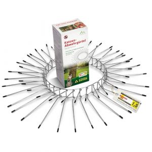 GARDIGO&reg; Ceinture Anti-Chats pour Arbres &ndash; Barri&egrave;re Anti-Grimpants Jusqu&rsquo;&agrave; 21 cm &ndash; Acier Galvanis&eacute; &ndash; Protection Contre Chats, Martres et Raton Laveur &ndash; Modulable et R&eacute;sistante (tevigo gmbh, neuf)