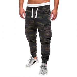 Pantalon Cargo Homme Jogging Chino Gris Jean Sarouel Harem Sweatpants Denim Noir Bas Survetement Pas Cher Vert Survet Noire Joggings Sport Trousers Pants Randonnée Skate Jogger Kaki Travail Militaire (chengaokui993, neuf)