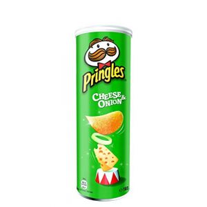Pringles cheese and onion bote 165 g (LOGAN MALL, neuf)