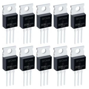 Innfeeltech 10 Transistors MOSFET irfz44n 49a 55v transistor à effet de champ n - canal to - 220 puissance MOSFET redresseur de transistor à effet de champ (XINGZHI TECH, neuf)