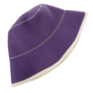 BESTYASH Chapeau De Sauna De Pêcheur Chapeau En Laine Chapeau De Sauna Pour Hommes Chapeaux De Laine Chapeau De Sauna En Laine Confortable Violet,mauve La Laine (Feast of Yan, neuf)