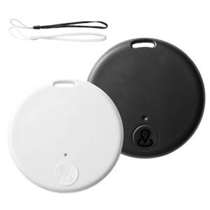 2 Pack GPS Localisateur Intelligent, Traceur GPS Bluetooth 5.2 pour Cl&eacute;s, Sacs, Portefeuilles, Animaux, Valises, Moto, Localisateur de Cl&eacute; Compatible Android & iOS, Port&eacute;e 15m, Alarme Sonore (HongQiRongChiSeller, neuf)