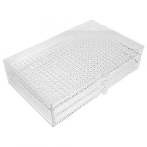 Housoutil Bo&icirc;te de Rangement Transparente en Acrylique &agrave; 3 Tiroirs Organiseur Multi-Cases pour Capsules D&rsquo;Ongles Paillettes et Bijoux Grand Format Rangement Bureau et Nail Art (Entertainment First, neuf)