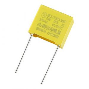 sourcing map Film polypr Condensateur s&eacute;curit&eacute; 0.68uF 275VAC X2 MKP Pas Broche 14,5mm 5Pcs (Weisser Berg, neuf)