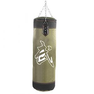 Odorkle Sac de Sable de Frappe, Outil D'entraînement de Sac de Sable de Frappe Vide en Tissu Oxford Durable pour Le karaté de Combat de Boxe (Green) (Lantacy, neuf)