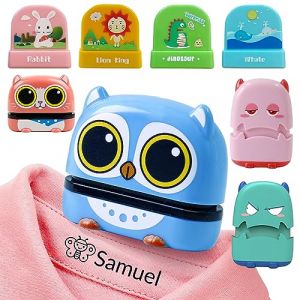 FROKIK Tampon Prenom Vetement Enfant Personnalis&eacute;, Tampon Encreur Textile Personnalisable Vetement, Tampon Nominatif Pour Marquer Les V&ecirc;tements (yueshishangmao, neuf)