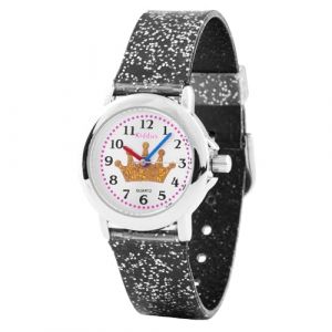 Kiddus Montre pour Fille, Montre Bracelet Enfants avec Paillettes, Cadeu Apprentissage, Analogic Enfant à partir de 5 Ans (Kiddus, neuf)
