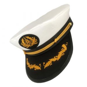 SOIMISS 2 Pièces Chapeau De Cosplay Tenues De Jeux De Rôle Accessoires De Bal Accessoires De Chapeau Chapeaux De Marin Femme Chapeau De De Décor De Mer Polyester (Star-wish, neuf)