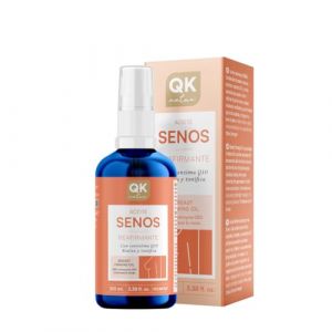 QKnatur - Huile raffermissante pour les seins (100 ml). Rehausse et tonifie les seins. Huile pour le décolleté et la poitrine avec Coenzyme Q10. Mélange d'huiles de rose musquée, d'avocat et de jojoba (QKnatur, neuf)