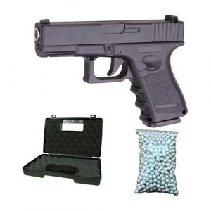 Saigo Defense Pack Airsoft Pistolet modèle Galaxy G.15 à Ressort/Entièrement en métal/Puissance 0.5 Joule/livré avec Accessoires (PRO-EQUIPEMENT, neuf)