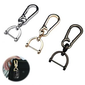 3 Pcs Clip Mousqueton Mousquetons Petit Mousqueton Porte Clé Petite Boucle Suspendue Crochet Mousqueton Clip Escalade pour Camping/Randonnée/Voyager,Mousqueton, Alliage de Zinc Mousqueton Porte Clé (SENXING UOH LTD, neuf)