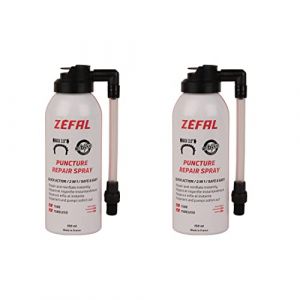 ZEFAL Pack Repair Spray - Bombe Anti Crevaison Velo - Préventif, Réparation - 2 x Bouteilles de 150 ML, Blanc (Ponera, neuf)