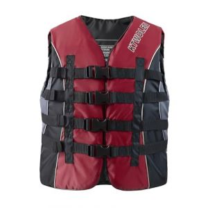 KTWOLEN Aides à la Flottabilité pour Adultes Unisexe Flottaison Veste Aider Gilet de Flottaison pour Les Sports Nautiques, Kayak, Sup, Pêche, Bateau, Plongée en Apnée, Rouge, M (KTWOLEN, neuf)