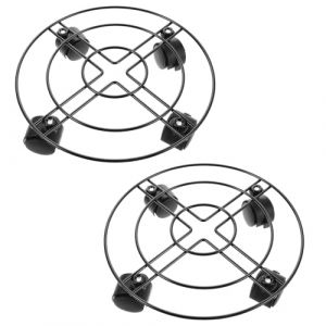 VALICLUD Lot de 2 Roulettes Pivotantes &agrave; 360&deg; pour Bain de Pieds Rond Diam&egrave;tre 25 CM Roulettes Silencieuses Non Marquantes Support Stable pour Spa des Pieds et Meubles Mobilit&eacute; (Cedongh, neuf)