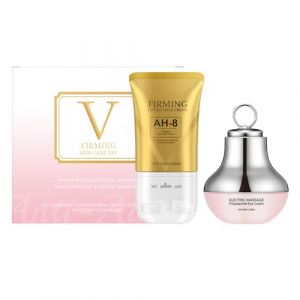 Crème Raffermissante pour le Cou,Appareil de Massage Électrique avec Crème Hydratante pour le Contour des Yeux - Lotion Visage Non Grasse Nourrissante Peau Sèche Femme Nuit Jour Maison Voyage (yichengxianminhuajianzhulaowuyouxiangongsi, neuf)