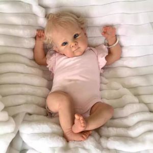 ZIYIUI B&eacute;b&eacute; Reborn Poup&eacute;e R&eacute;aliste Dolls Corps en Tissu Doux Baby 18 Pouce Nouveau-n&eacute; Bebe Reborn Fille Poupee Enfants Jouets 46 CM (chaoyue2018, neuf)