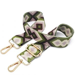 Sangle Sac Bandouliere pour a Main Sac 5cm Bandoulière Femmes Bretelle Remplacement Bag Purse Strap Réglable Bricolage Sangles 3.8cm Gold G10 (Kocris Casa EU, neuf)