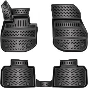 ELMASLINE Tapis en caoutchouc 3D pour BMW X1 U11 (2022-2025) - Convient uniquement dans xDrive - Ne convient pas aux aspirateurs &eacute;lectriques et xDrive23i - Tapis de sol avec bord extra haut (herneland, neuf)