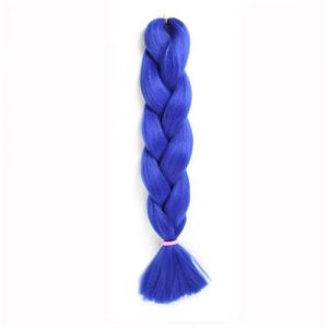 LYVQZPWLRla mode synthétique, Extensions de cheveux synthétiques tressés de 61 cm for femmes, coiffures à faire soi-même, jaune, orange, blond(Blu) (KanHuaDeY, neuf)