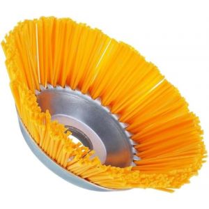 kimeo G80 Pro-Tête de Débroussailleuse en Nylon Indestructible Brosse, 8 Pouces Multifonctions pour Tondeuses à Gazon, Jardin Exterieur Coupe Bordures et Désherbage (1P) (PJSshop, neuf)