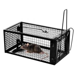 NETONDA 1x Piege a Rat XXL Piège à Rats Cages Attrape Souris piège à Loir Exterieur Rongeur Mulot Rat Trap Professionnel Réutilisable Multi-Catch Cage (EUWOGAS, neuf)