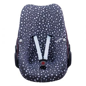 JYOKO Kids Housse pour siège Auto bébé en Coton Compatible avec Maxi COSI, Bebe Confort Pebble (Winter Sky) (JYOKO, neuf)