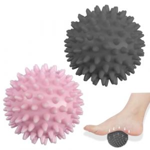 AEIOPRS 2 pcs Balles de Massage Ball Boule H&eacute;risson Boule de Massage Pieds Pour massage Pour Massage du Dos, Des Jambes Des Pieds et Des Mains Muscle Relax (guangzhouyichongshangmaoyouxiangongsi, neuf)