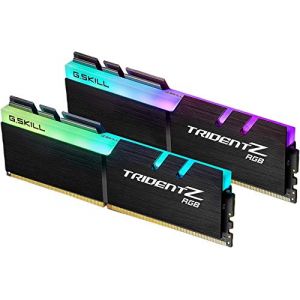 G.SKILL 64 Go de DDR4 TridentZ RGB 3200Mhz PC4-25600 CL16 1.35V Dual Channel Kit (2x32GB) pour Intel Z270 (SELECT ELITE, neuf)