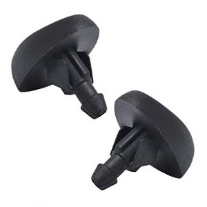 Almencla 2pcs Gicleur de Pompe Buse de Pulv&eacute;risation de Lave-Glace Buse d'Essuie-Glace Avant Buse d'Arrosage pour Citroen C3 / C3 Picasso Peugeot 106/207/308 (RT Technology, neuf)