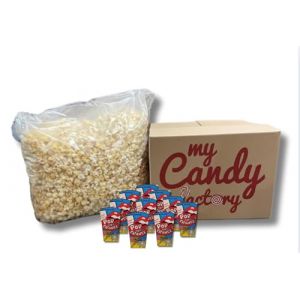 Pack Pop Corn &Eacute;v&eacute;nement Pro &ndash; 1 Sachet 35L Pop Corn Sucr&eacute; BENOIT + 25 Gobelets color&eacute;s 125cl &ndash; Pour 25 Personnes &ndash; Id&eacute;al &Eacute;v&eacute;nements, &Eacute;coles, CE & Animations (MY CANDY FACTORY, neuf)