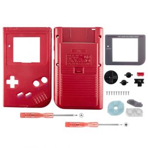 OSTENT Remplacement Complet de la Coque du bo&icirc;tier de la Coque pour Nintendo GB Game Boy Console Couleur Rouge (OSTENT, neuf)