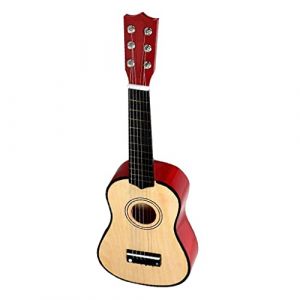 Mini guitare acoustique 6 cordes 53,3 cm en bois, 53,3 cm (guixiyunyue, neuf)