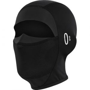 WUBAYI Cagoule d'&eacute;t&eacute; moto en soie glac&eacute;e, avec protection UV et respirante, rafra&icirc;chissante pour cyclisme, sports de plein air, unisexe, noire (shiyushunxiangkeji, neuf)