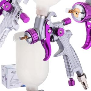 Auarita HVLP Mini H-891 Pistolet pulv&eacute;risateur &agrave; Technologie Buse de 1,0 mm Durable Capacit&eacute; de 250 ML pour la Peinture Trois Modes de r&eacute;glage Tr&egrave;s Efficace Bon pour Les mat&eacute;riaux Lourds (Airtools24, neuf)