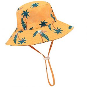 DRESHOW Bobs B&eacute;b&eacute; Filles Enfant Chapeau de Soleil Unisexe en Pliable Protection Anti-UV Solaire Plage Chapeaux de Soleil B&eacute;b&eacute; Fille UPF 50+ (Dreshow, neuf)