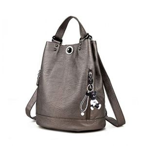 DEERWORD Femme Sac a Dos Sacs à Main Portés Bandouliere Feminin Ados Original PU Cuir 6462 1pc Ensemble Or V1 (WUJUNWEI LTD, neuf)