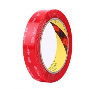 3M 4910 Double Face Transparent Extra Fort, Ruban Adhésif, Imperméable et ultra Résistant aux Hautes Températures pour Décoration & Fixation de Voitures, de Maison (20mm x 4,72 m) (SANKA SEIKO, neuf)