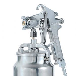 ORAZIO Pistolet de Pulv&eacute;risation de Peinture &agrave; l'air, 1000ML Capacit&eacute; Voitures d'alimentation par Aspiration Camions Pistolet de Peinture de Meubles 2mm Buse 221250A (AIMTools Ltd, neuf)