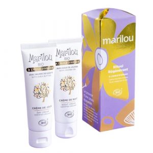 Coffret Rituel R&eacute;g&eacute;n&eacute;rant Bio &ndash; Cr&egrave;me De Jour &Agrave; L&rsquo;Huile D&rsquo;Argan 50Ml & Cr&egrave;me De Nuit &Agrave; L&rsquo;Huile D&rsquo;Argan 50Ml &ndash; Soin Visage Hydratant, R&eacute;parateur Et Nourrissant &ndash; Peau Douce Et &Eacute;clat Naturel (Marilou Bio, neuf)