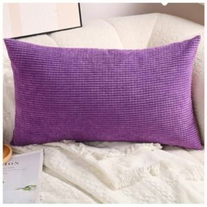 Taie D'oreiller 50x70,60x80 Extensible Housse De Coussin 30x50, Taie Oreiller 40x60,Housse D'oreiller 40x70 Rectangulaire Velours C&ocirc;tel&eacute; Housses De Coussin Luxe Style Pour Canap&eacute; ( Color : #5 , Size : (leeupault, neuf)