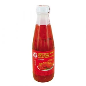 COQ Sauce Thaïlandaise Pimentée Sucrée (aigre-douce) spéciale pour Viande et Volaille 230G (1 bouteille) (Bo Time - Direct Fabricant, neuf)