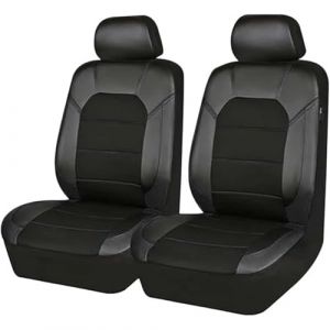 HHCVLUZI Housses De Si&egrave;ge Avant De Voiture, pour VW Tiguan (2011-2015) Imperm&eacute;able Antid&eacute;rapant Housses De Si&egrave;ge Avant Coussins Couvre Protections Si&egrave;ge,Black (suiyueheng, neuf)