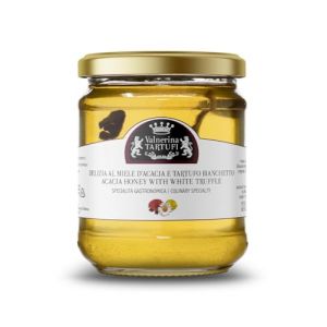 Valnerina Tartufi Délices au Miel d'Acacia et Truffe Blanche | Spécialité Gastronomique pour Fromages | Pot 250 gr. (KONKE SRL, neuf)