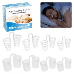 Dilatateur Nasal, 8PCS Anti Ronflement Nez, Anti Ronflement Pince-Nez, Anti Snoring Device, &eacute;carteur Nasal, Ecarteur Nasal Anti Ronflement Efficace, pour plus Confortable(Blanc - 8 pi&egrave;ces) (ZhiTaoKe, neuf)
