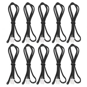 10K Thermistance Sonde 10 Pi&egrave;ces Climatiseur Capteur de Temp&eacute;rature Sonde 10K Temp&eacute;rature Capteur de Temp&eacute;rature pour Climatiseur (Quanjli, neuf)